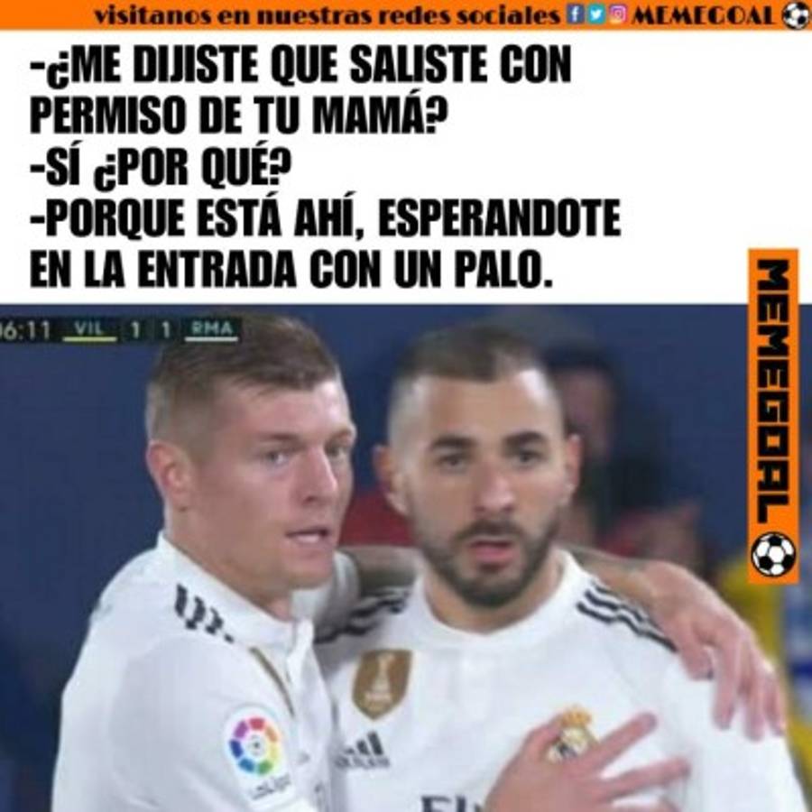 Crueles memes contra el Real Madrid por empatar el primer partido del 2019 contra Villarreal