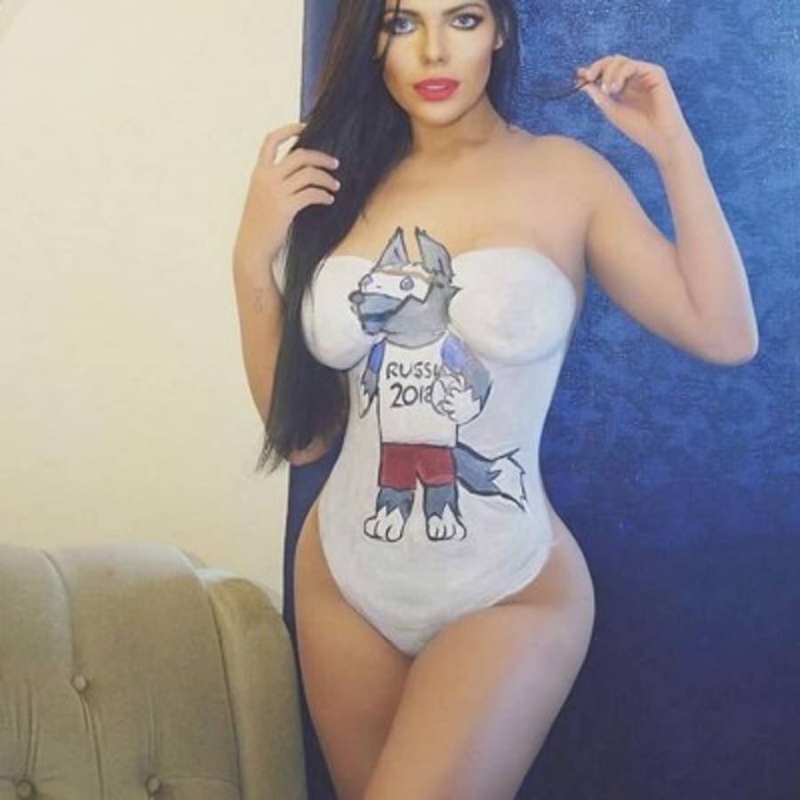 Suzy: La reina del Body Paint deportivo pone su mirada en Rusia 2018