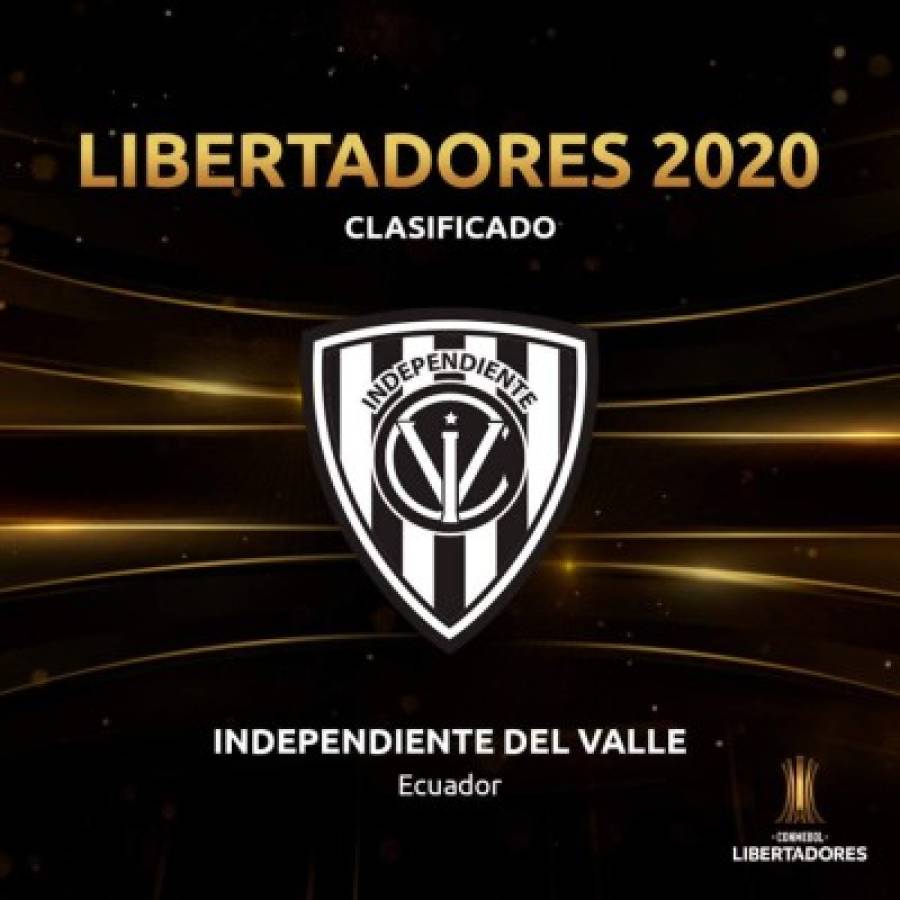 ¡Un jugador hondureño! Los equipos clasificados a la Copa Libertadores 2020