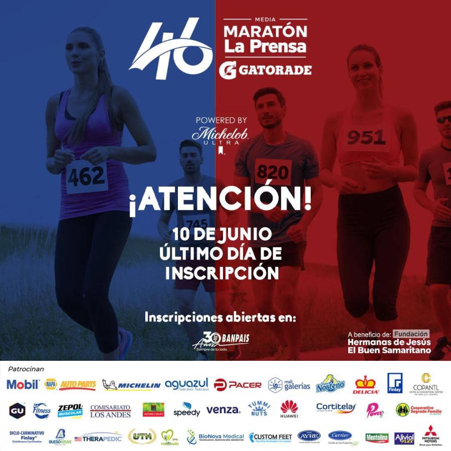 5K. 10.5K y 21K son las categorías que dispondrá la Maratón La Prensa.