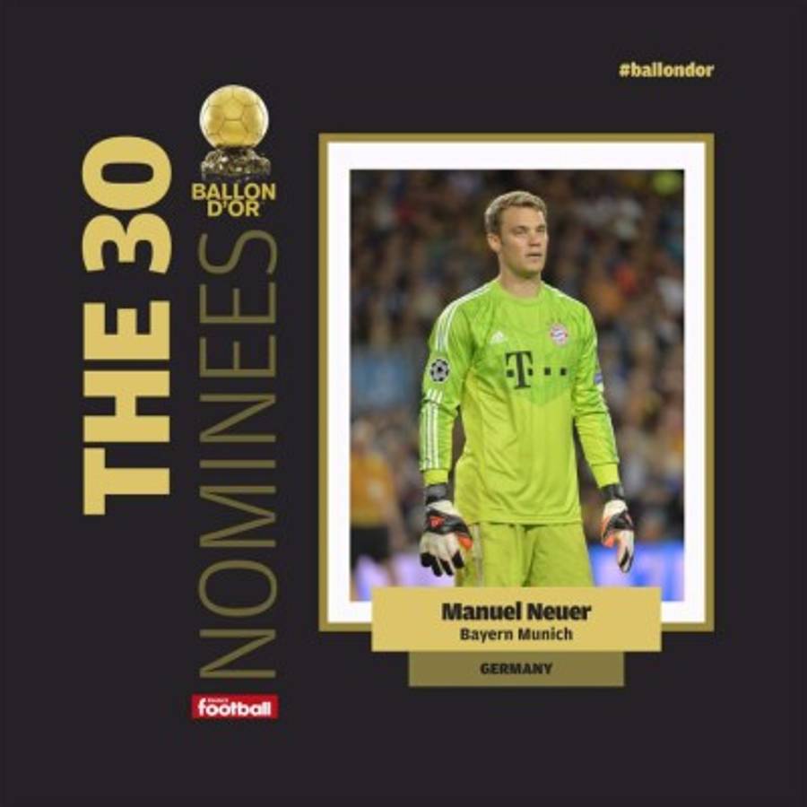 Fotos: Conoce la lista de los 30 jugadores nominados al Balón de Oro