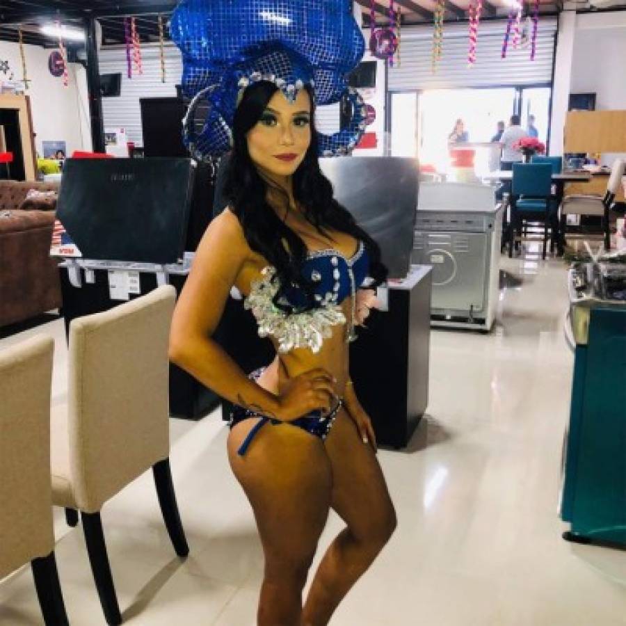 Laura Bariatti, la exfisioterapeuta del Suchitepéquez que deslumbró en carnaval en Guatemala