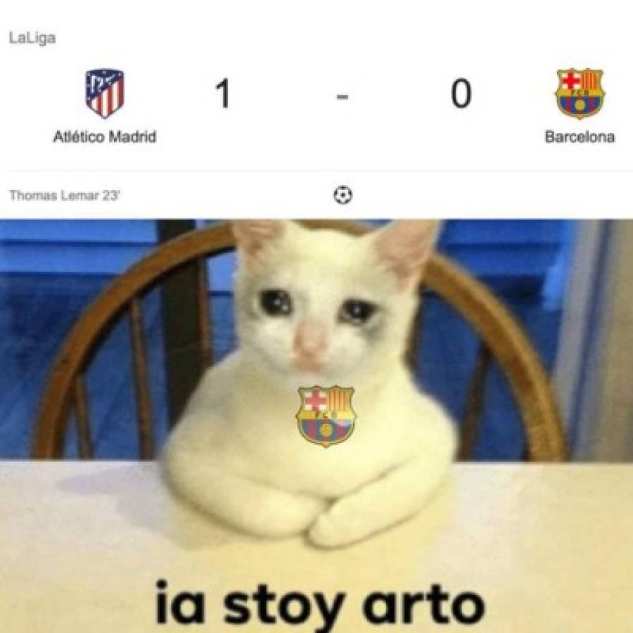Atlético derrotó al Barcelona y los memes hacen pedazos a Koeman, Laporta y Luis Suárez