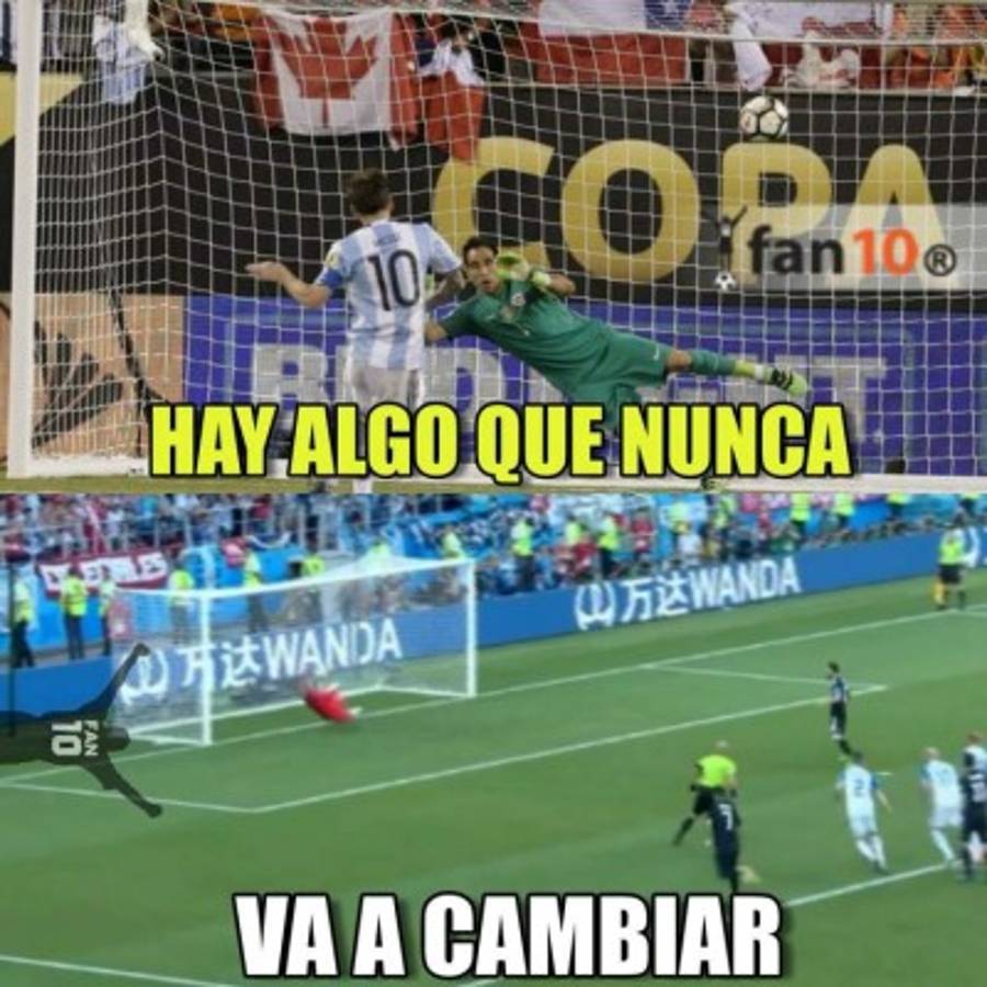 MEMES: Hacen pedazos a Messi por fallar penal y a la selección de Argentina tras empate ante Islandia