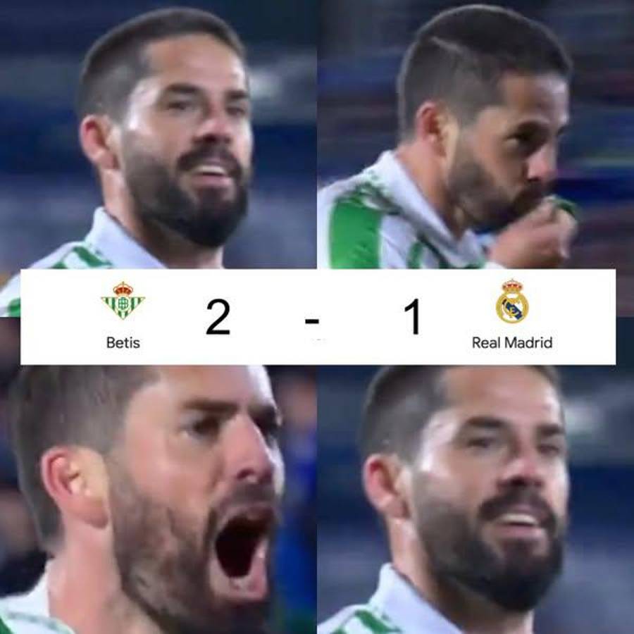Isco destruye al Real Madrid y los memes se burlan junto al Barcelona que acaricia la Liga Española