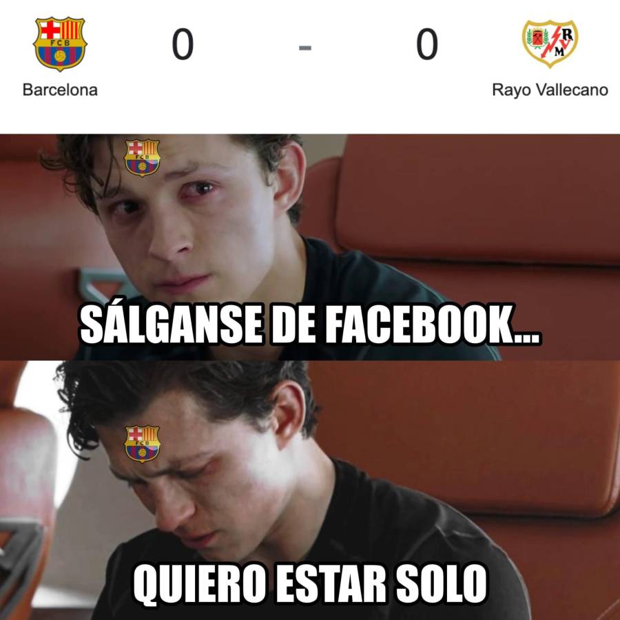 ¡Ni con fichajes! Barcelona tropieza en el inicio de la Liga Española y los memes los hacen pedazos