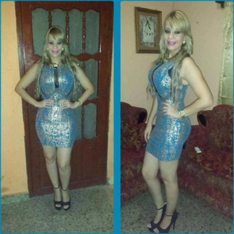 Karencita, la sensual rubia que vuelve locos a los hondureños en los estadios