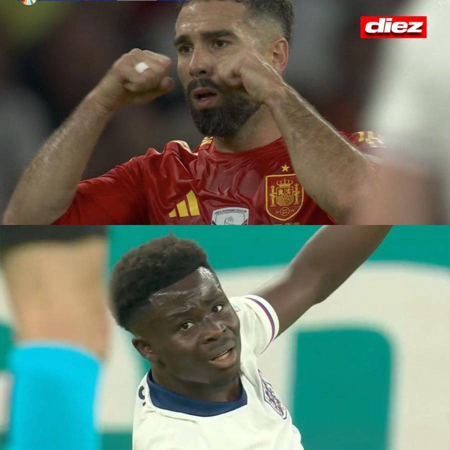 Tremendo enfado de Bellingham, feo gesto de Carvajal a Saka y la celebración de España en la Eurocopa 2024