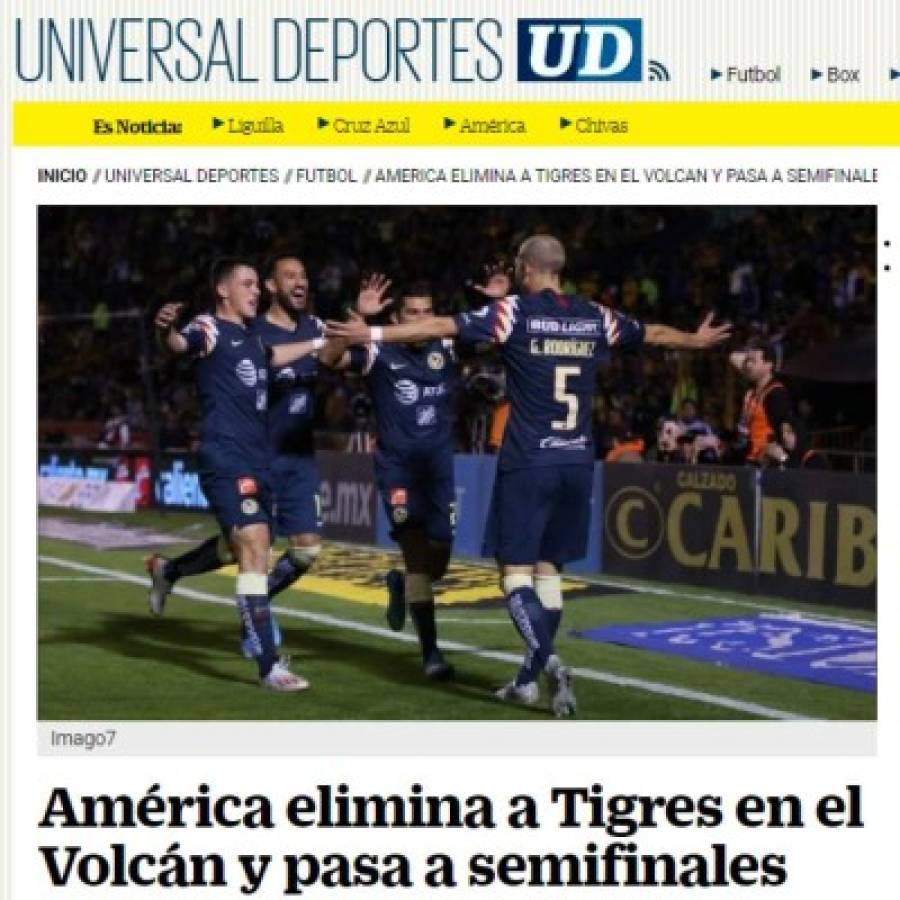 Liga MX: Así reacciona la prensa tras la épica remontada del América sobre Tigres