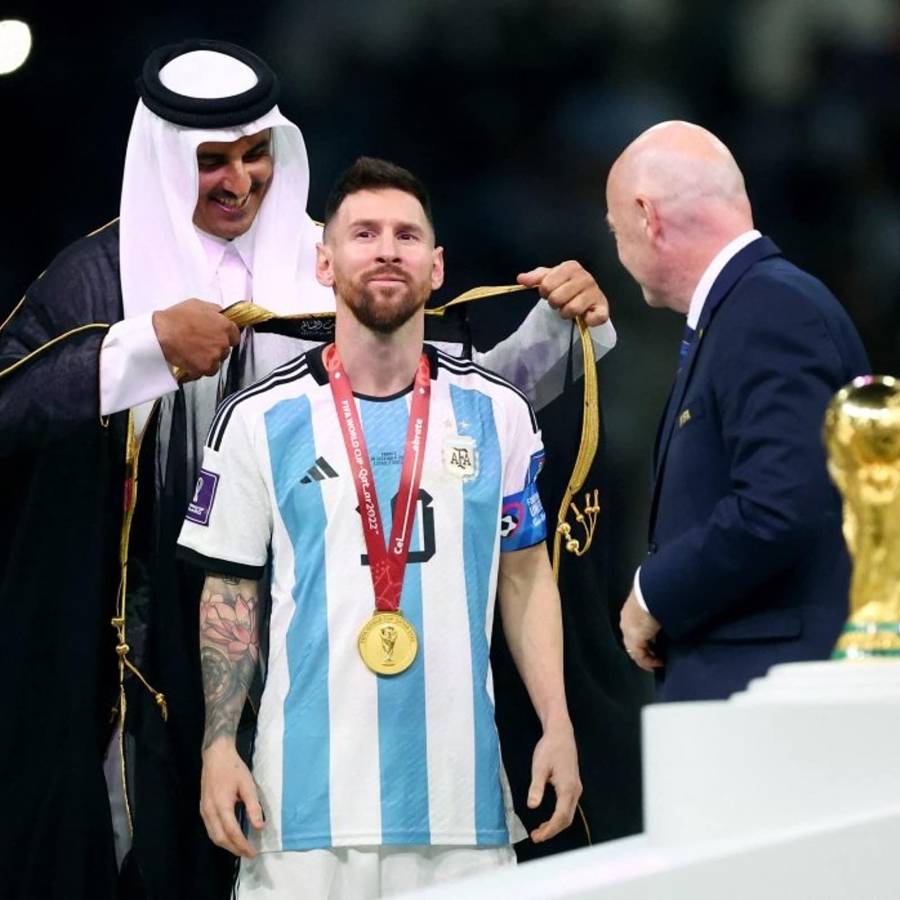 Este es el abogado que le hizo un ofertón a Messi por el bisht que recibió del Emir de Qatar y revela para qué lo necesita