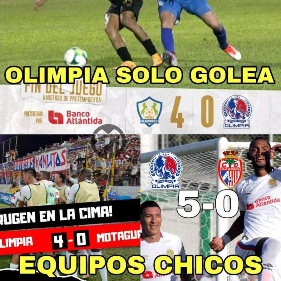 Los penales de Olimpia y Motagua la decepción: los jocosos memes que dejó el inicio del Clausura 2023
