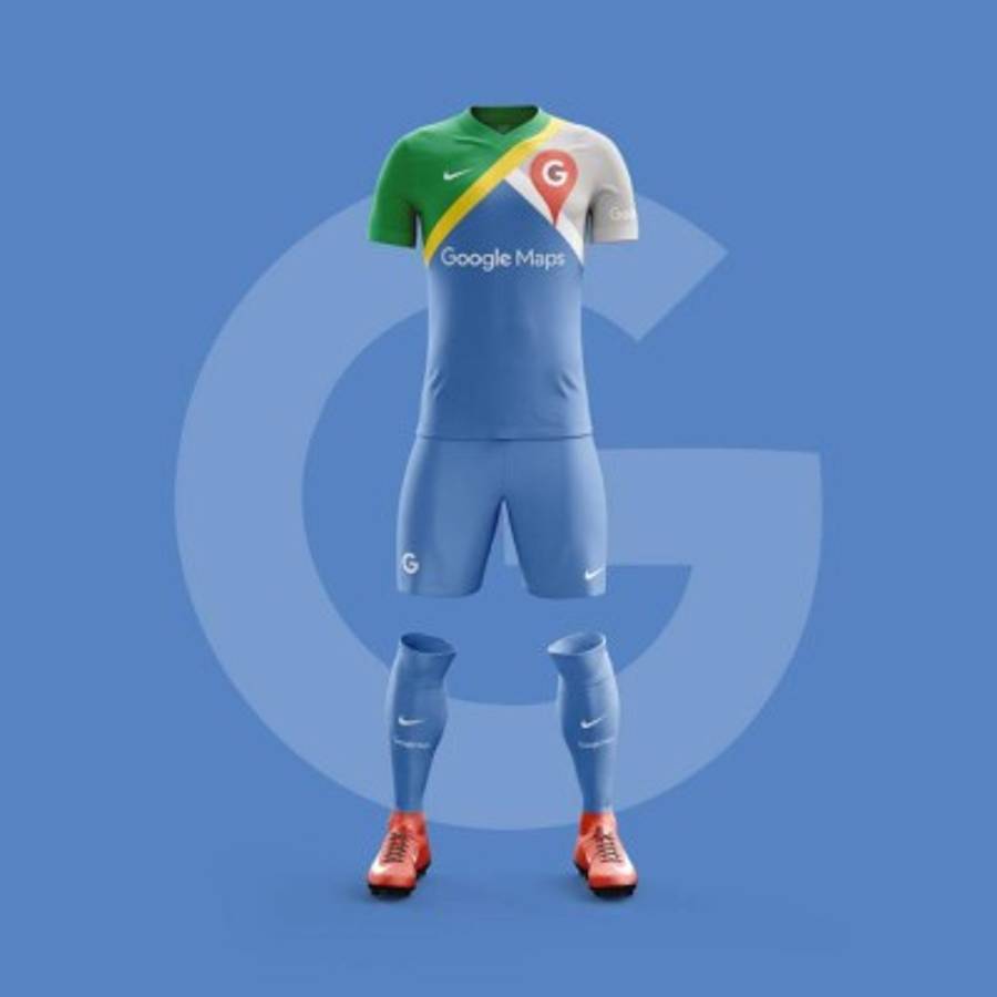 Así serían los uniformes si las redes tuvieran equipos de fútbol