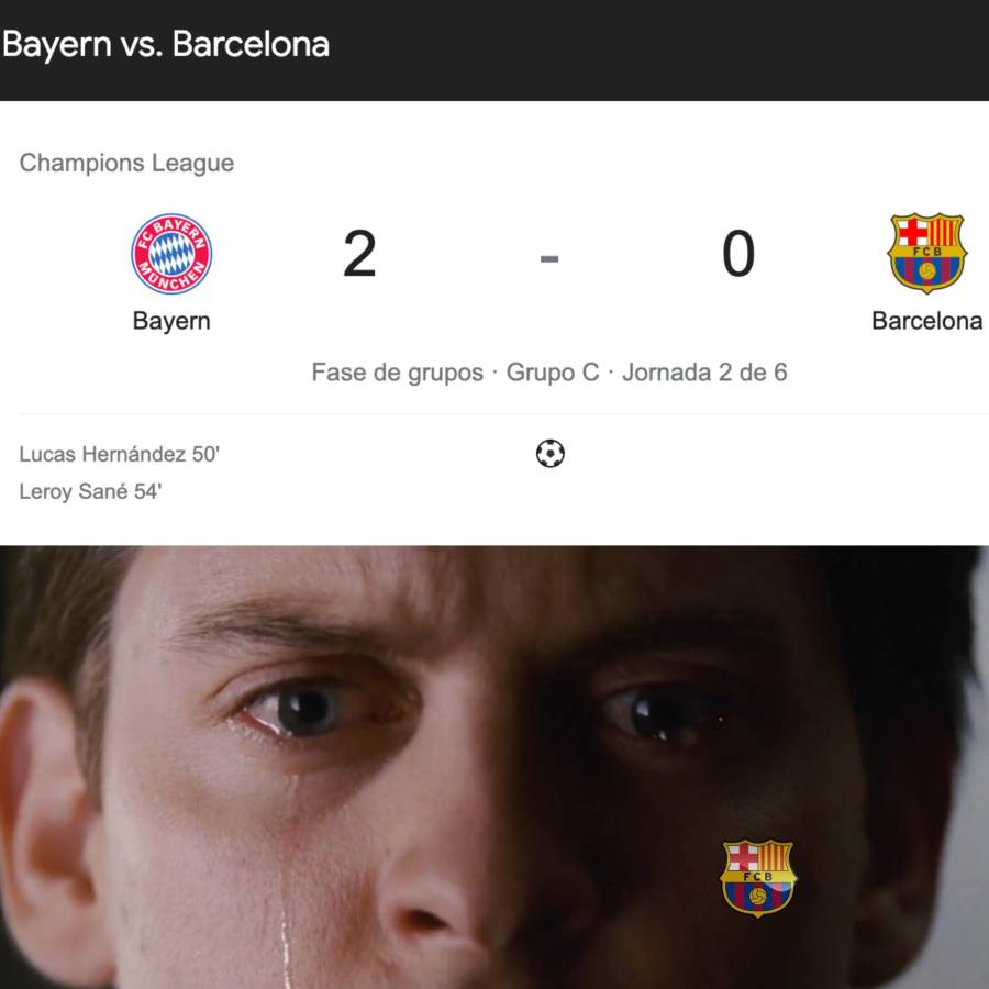 ¡No perdonan a Lewandowski! Los memes trituran al Barcelona tras sufrir otra derrota contra el Bayern en la Champions League
