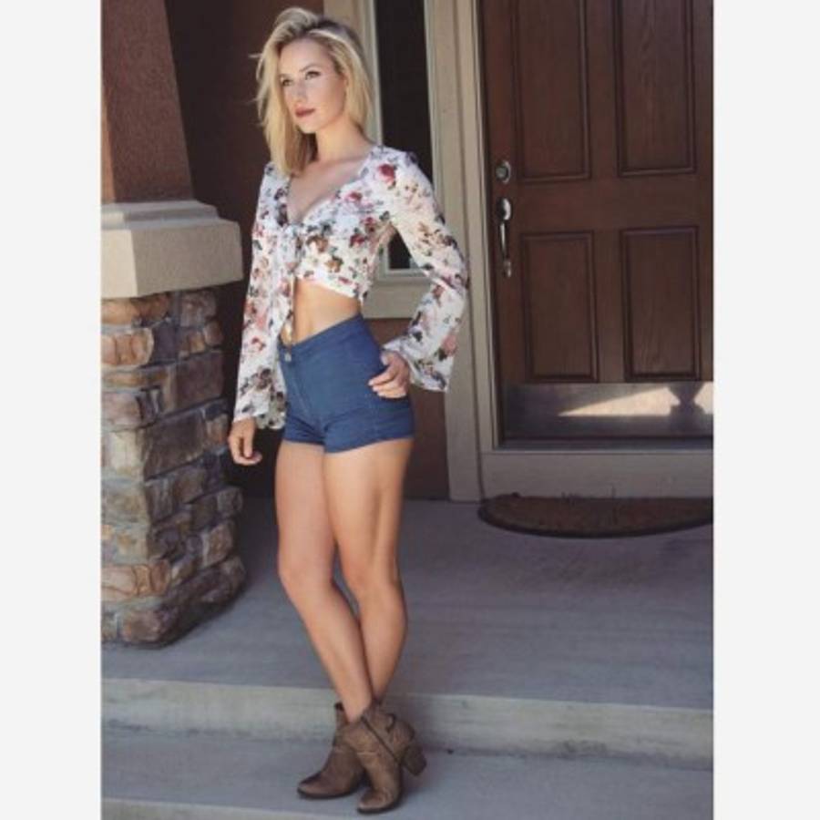 La hermosa musa del golf