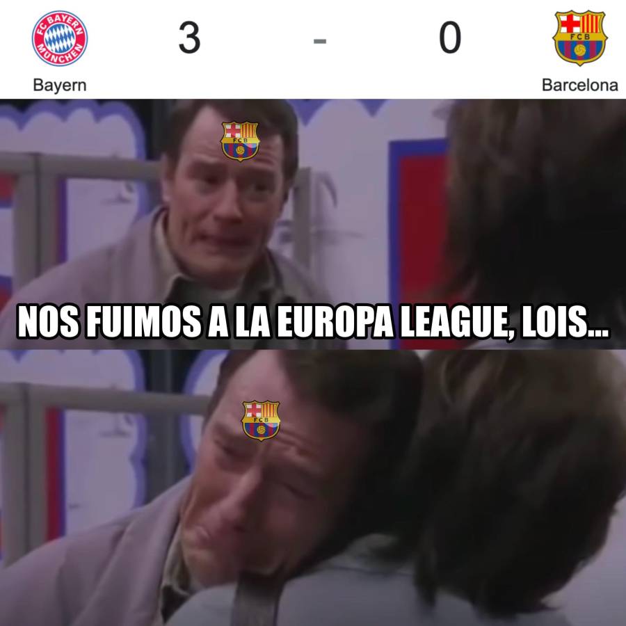 Messi protagonista: Los nuevos memes que destruyen al Barcelona por irse a la Europa League