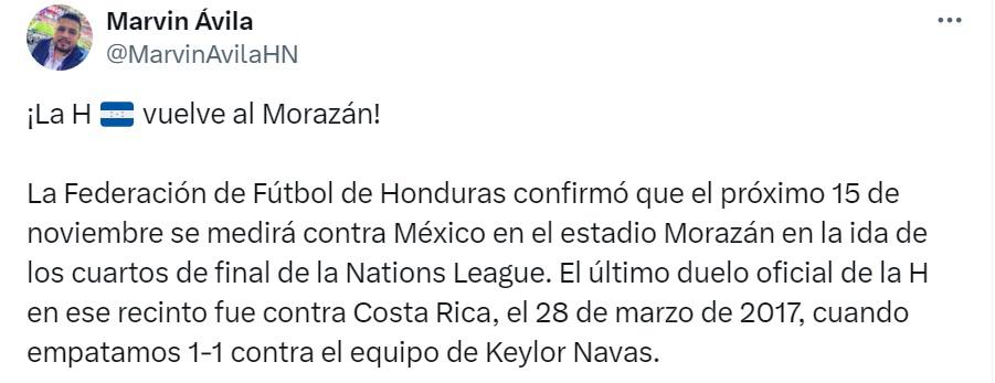 “Hacer que el estadio Morazán vuelva a sepultar a los mexicanos”: así informa la prensa de Honduras y México sobre el juego de ida