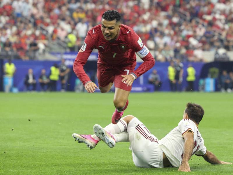Cristiano Ronaldo en su último partido con la Selección de Portugal en una Copa del Mundo a sus 41 años.