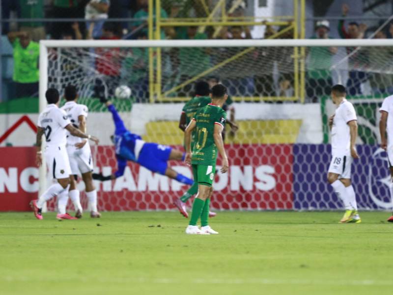 Así de hermoso le pegó Moreno en el empate del Marathón