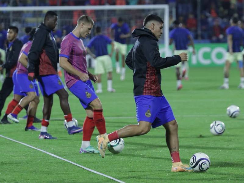 El entreno del Municipal previo al compromiso ante Motagua.