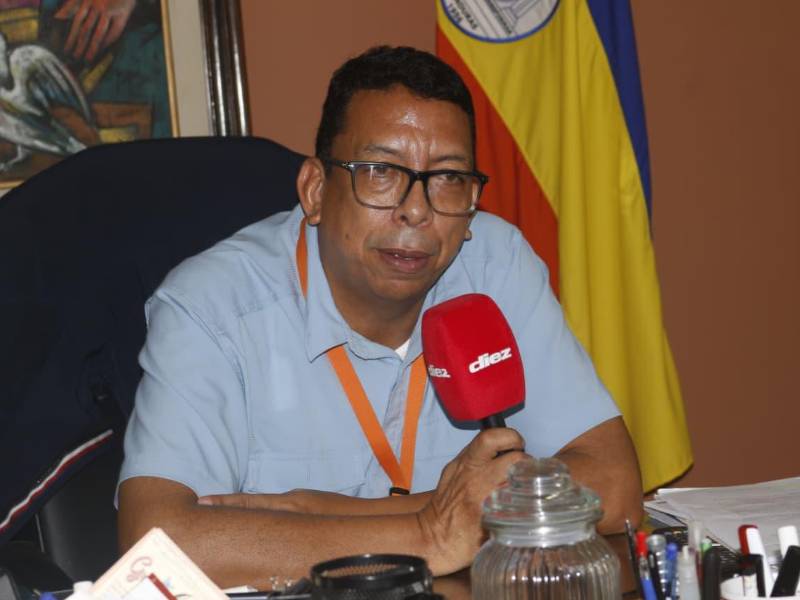 Darío Cruz, presidente de Lobos UPNFM, en charla exclusiva con Diario DIEZ hablando sobre la crisis que vive el conjunto universitario.