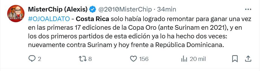 Costa Rica y Honduras andan nivel bajo y Sufrimiento tico, periodistas y medios inundan las redes tras el triunfo contra República Dominicana