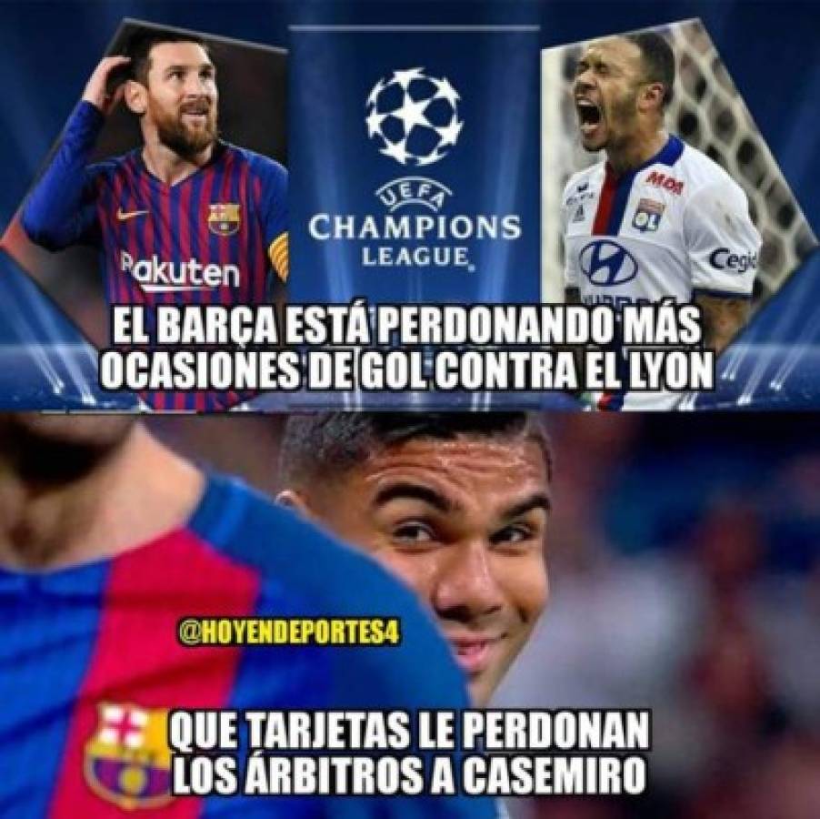 Los otros memes que 'liquidan' a Luis Suárez y el Barcelona por no ganarle al Lyon en Champions