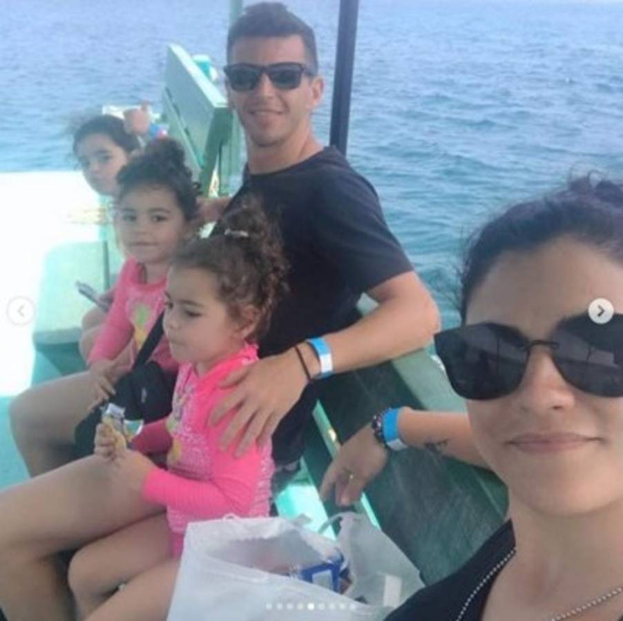 Olimpista Matías Garrido vacaciona en Roatán y comparte con niños de esa ciudad