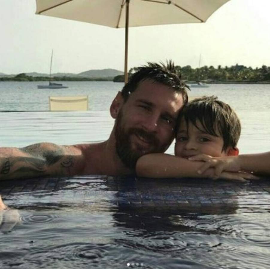 Así fue la luna de miel de Messi y Antonella Rocuzzo en Antigua y Barbuda