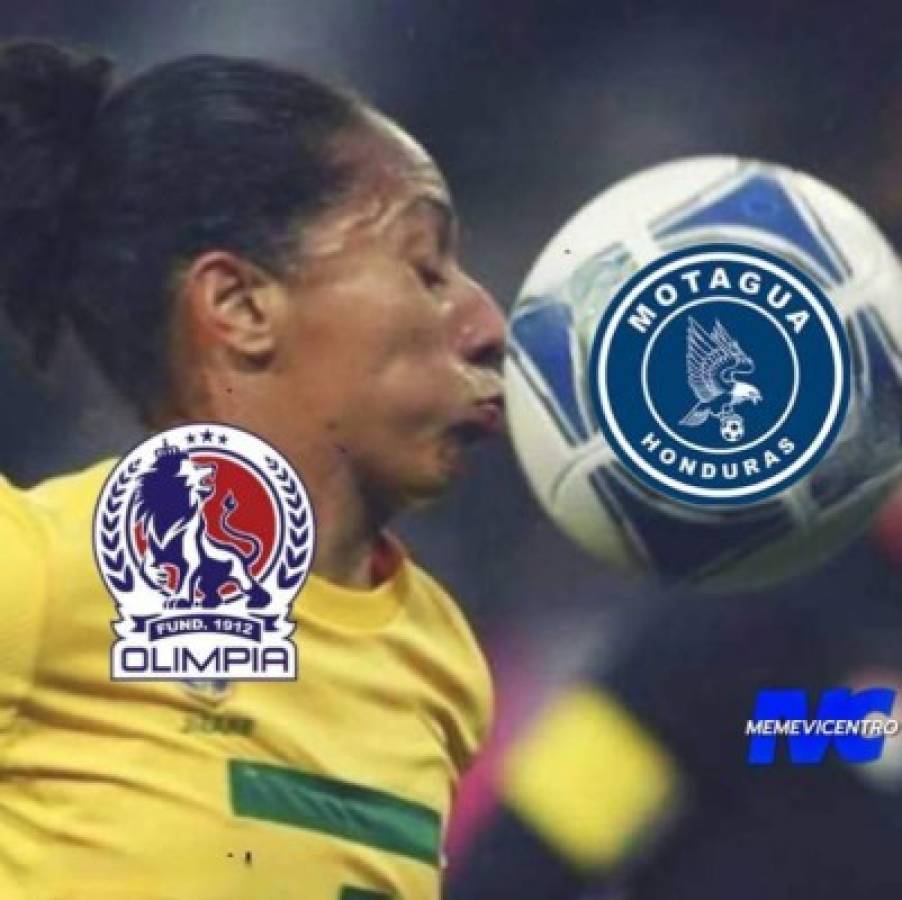 Motagua revienta con memes al Olimpia tras golearlo en Comayagua