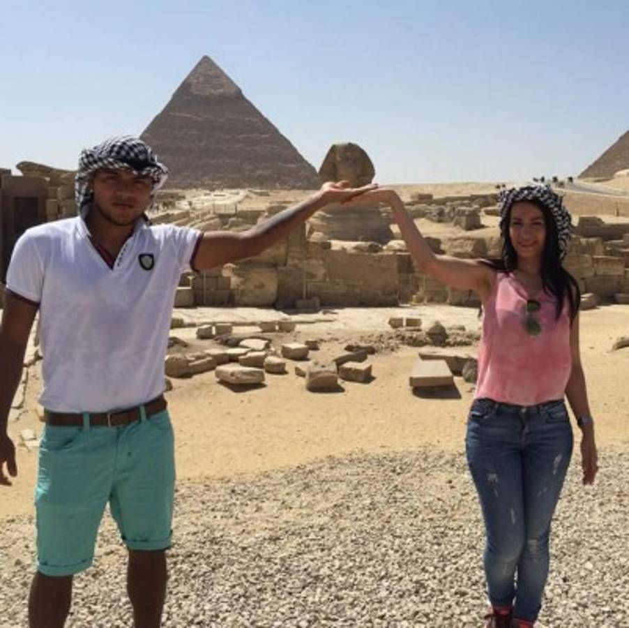 FOTOS: Mario Martínez ya disfruta su estadía en El Cairo, Egipto
