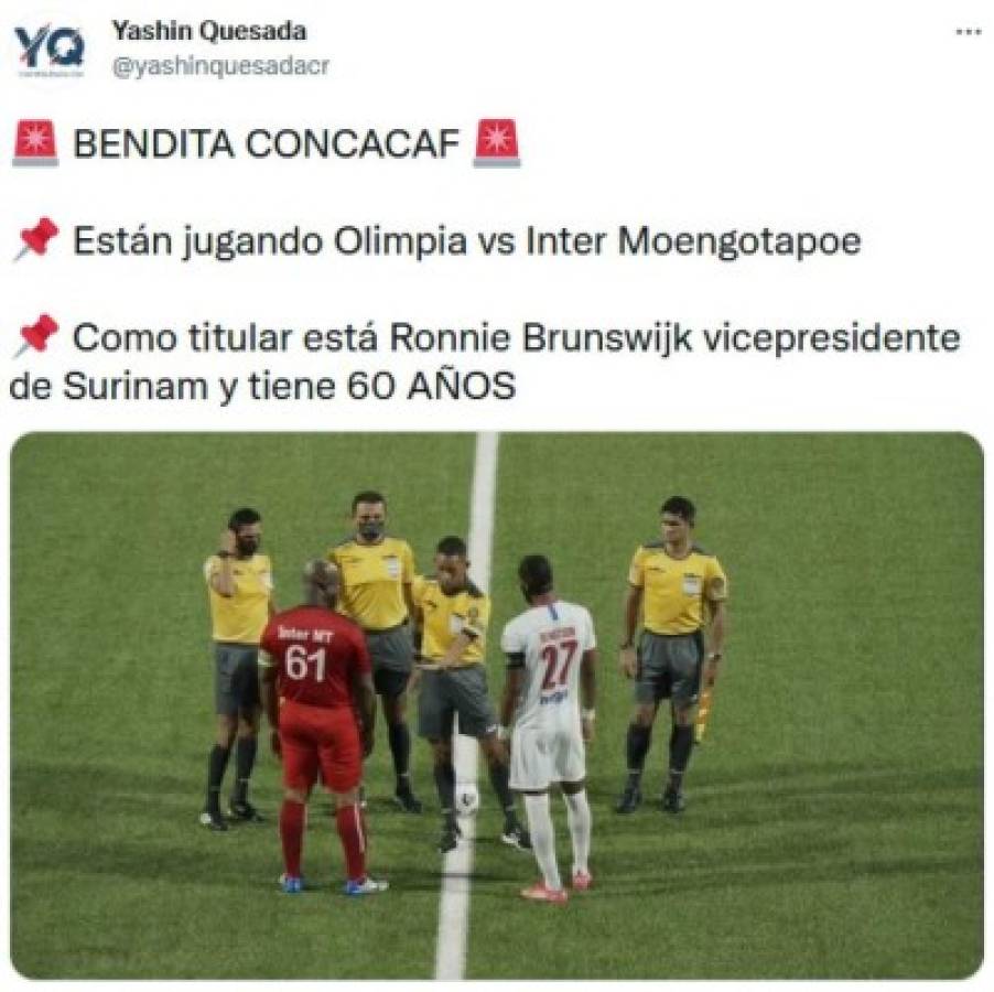 'Terrible, falta de respeto, de locos': Periodistas y medios internacionales cargan contra Concacaf y el vicepresidente de Surinam