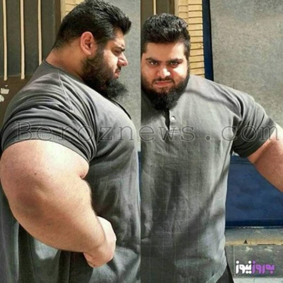 Las impresionantes fotos de Hulk humano, el iraní que luchará contra ISIS