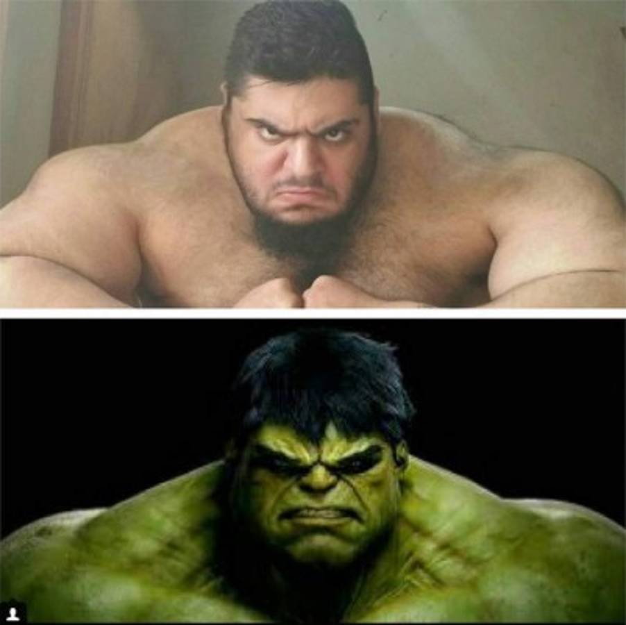 Las impresionantes fotos de Hulk humano, el iraní que luchará contra ISIS