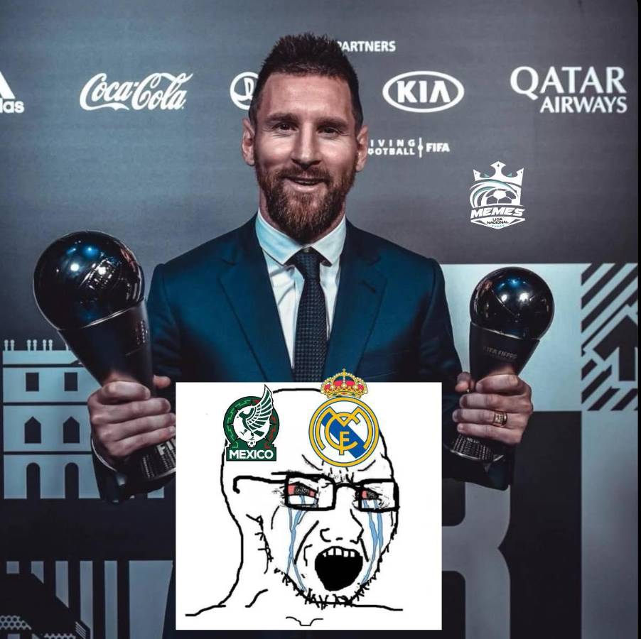 ¡Para reír! Messi ganó el premio The Best de la FIFA y los memes sacuden las redes sociales