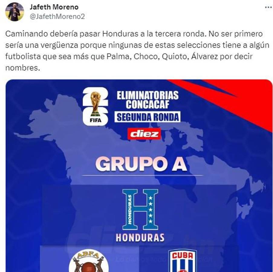 Así reacciona la prensa de Honduras tras conocer los rivales en la eliminatoria del Mundial 2026: “Regalito”