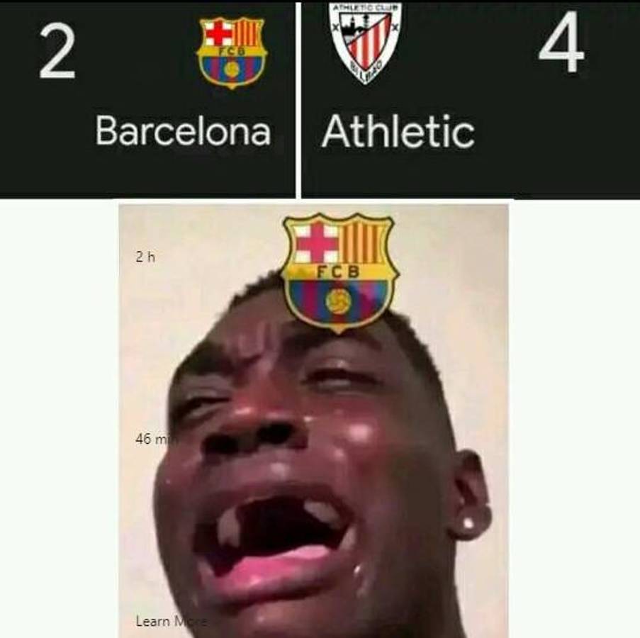 Barcelona y Xavi fueron eliminados en Copa del Rey por el Athletic Bilbao y no se salvan de los memes