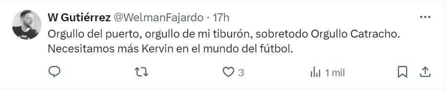 “Vaya crack, hágase la opción de compra”, afición de Zaragoza destacó a Kervin Arriaga al ser nombrado MVP del juego contra Málaga