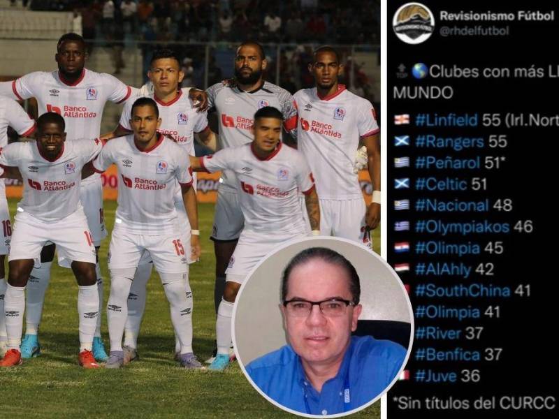 Blog de Elmer López: Los 41 títulos de Liga del Olimpia son reconocidos en el mundo