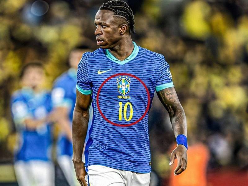 Vinicius Junior no usará la camisa número 10 en el Mundial 2026.