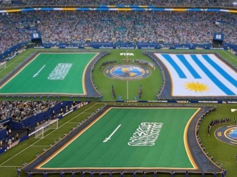 La FIFA y su curioso cambio en la ceremonia de protocolo en el partido Arabia-Uruguay