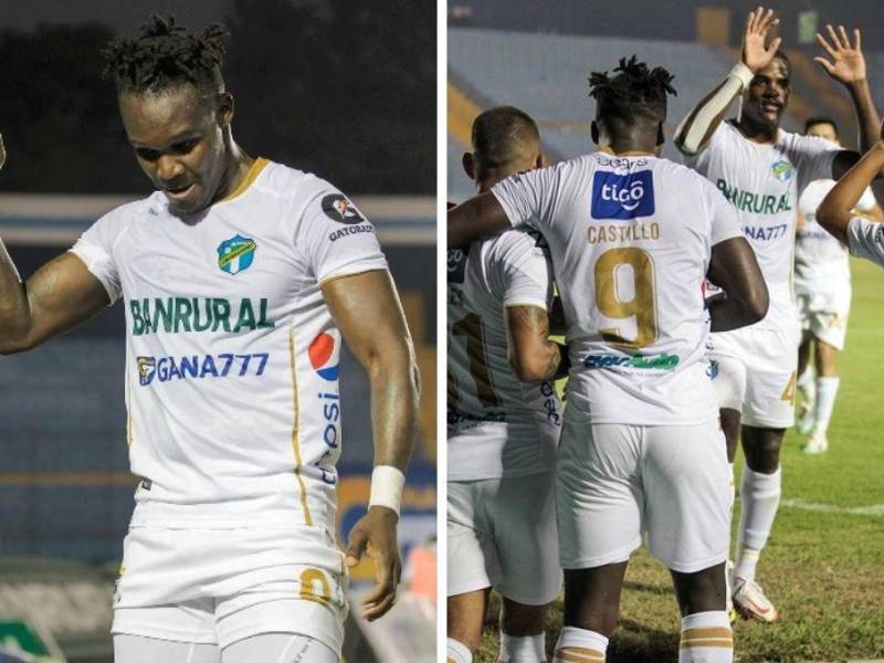 Rubilio Castillo volvió a marcar con la camisa del Comunicaciones en Guatemala.