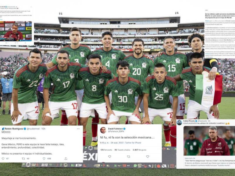 La prensa de México no está muy contenta con el juego y los resultados obtenidos por la selección mexicana comandada por el entrenador argentino, Gerardo “Tata” Martino.