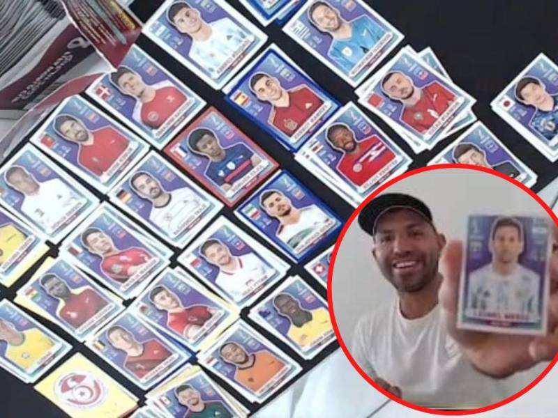El Kun Agüero sigue haciendo de las suyas en sus transmisiones en vivo, en esta ocasión el argentino reaccionó de una manera muy alegre al sacar la figura de messi del álbum panini.