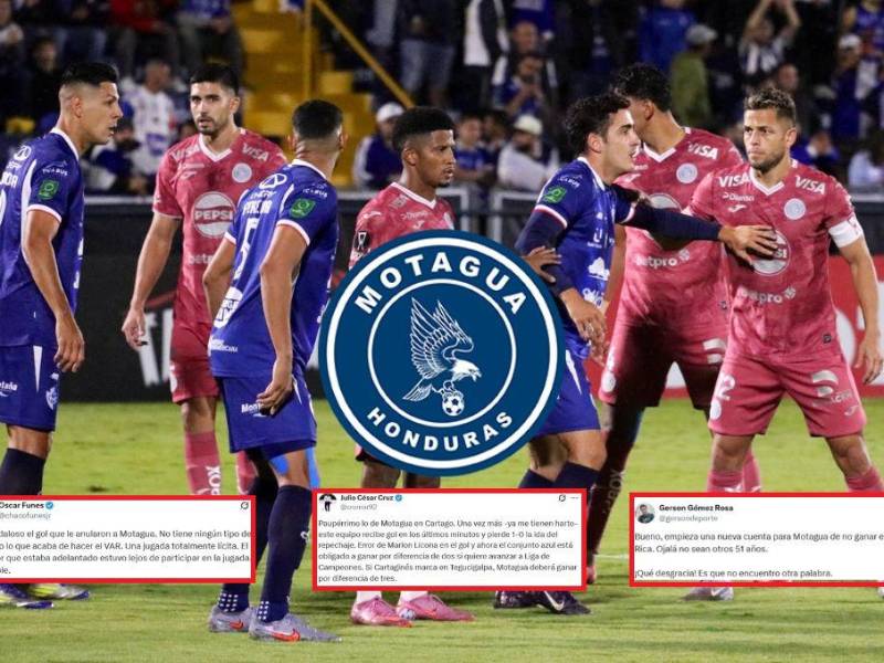 Estallan las redes sociales tras derrota in extremis sufrida por Motagua en Costa Rica por la ida del repechaje rumbo a la Champions de Concacaf.