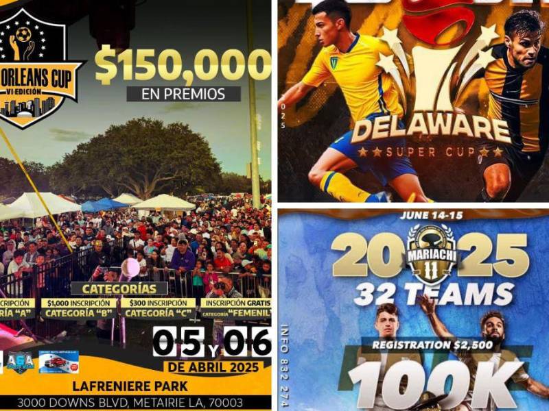 ¡Hasta 300 mil dólares en premios! Conoce las mejores copas del fútbol amateur en Estados Unidos en 2025