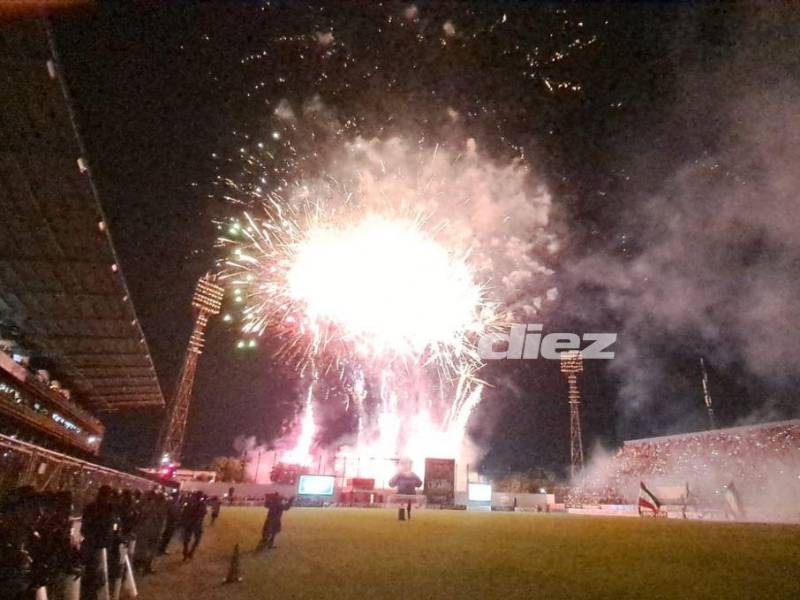 Farioli anotó golazo y rescató el empate para Marathón en la final de ida ante Motagua