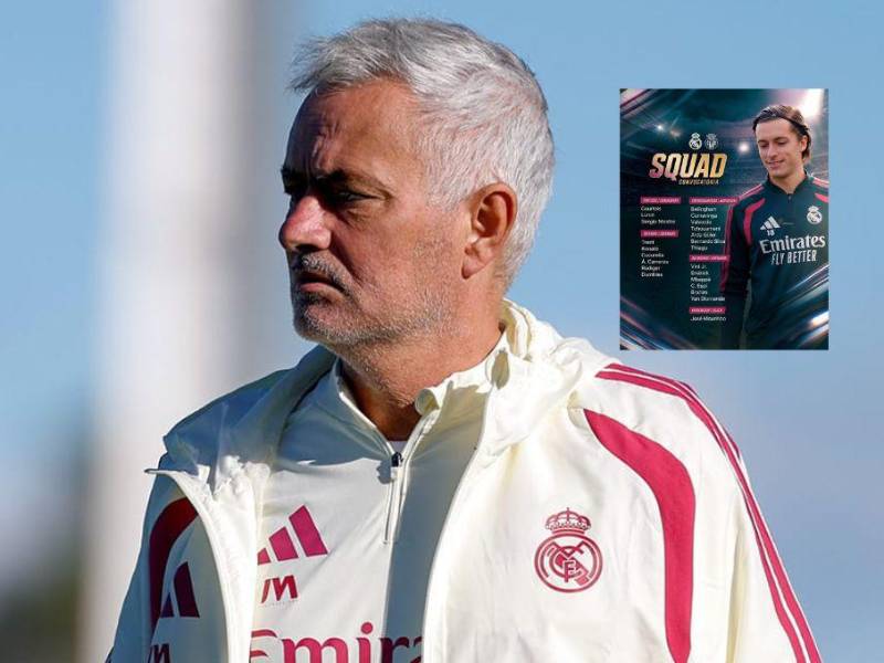 Mourinho dio su convocatoria para el partido ante Villarreal.