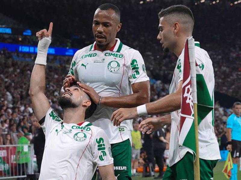 Palmeiras ganó la ida de las semifinales de la Copa Libertadores.