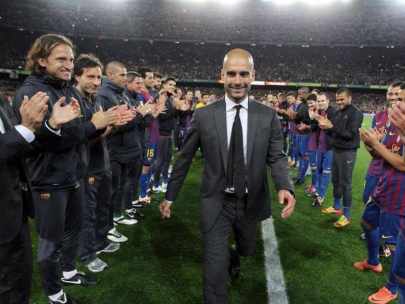 Pep Guardiola ve cómo una de sus grandes apuestas ha colgado los botínes.