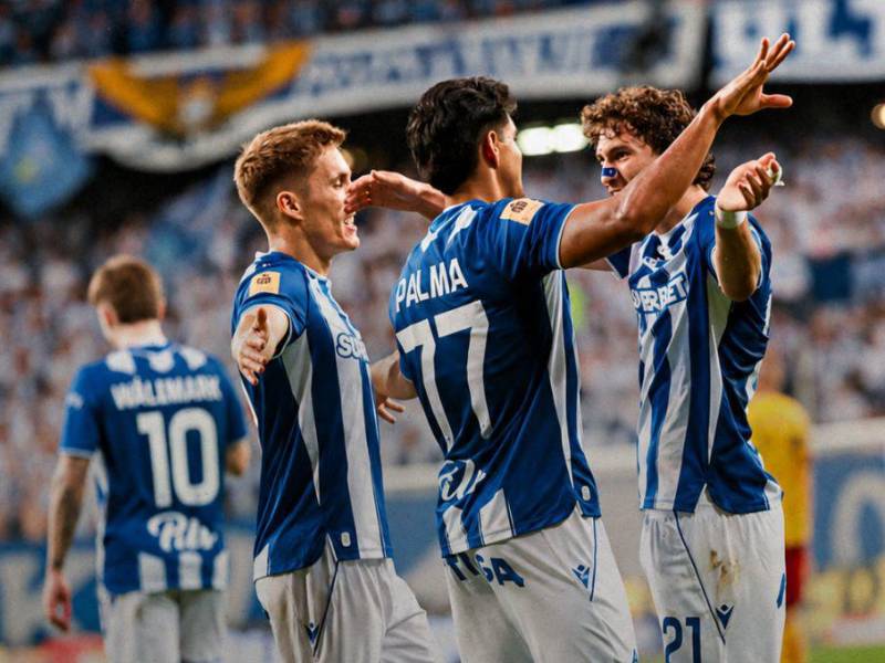 Luis Palma jugó 72 minutos en la victoria del Lech Poznan.